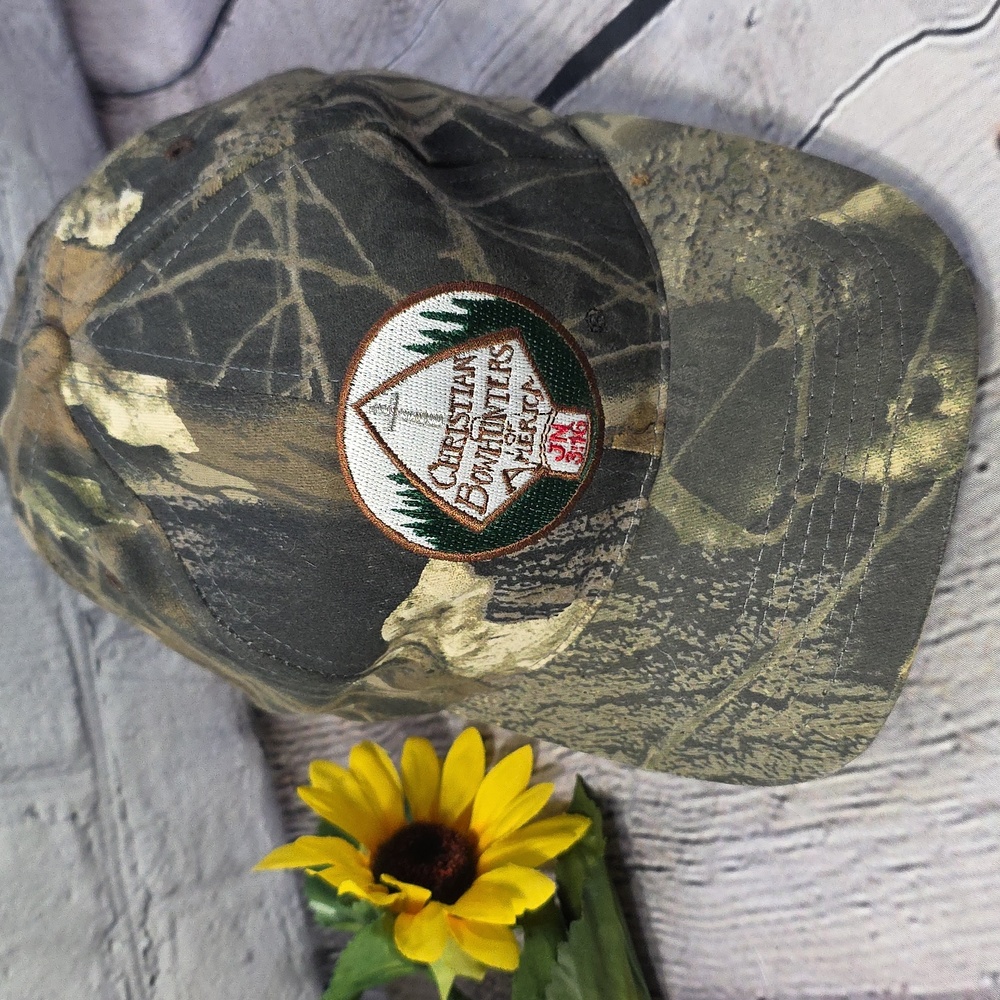 Christian Bowhunters Of America Adjustable Ball Cap In RealTree